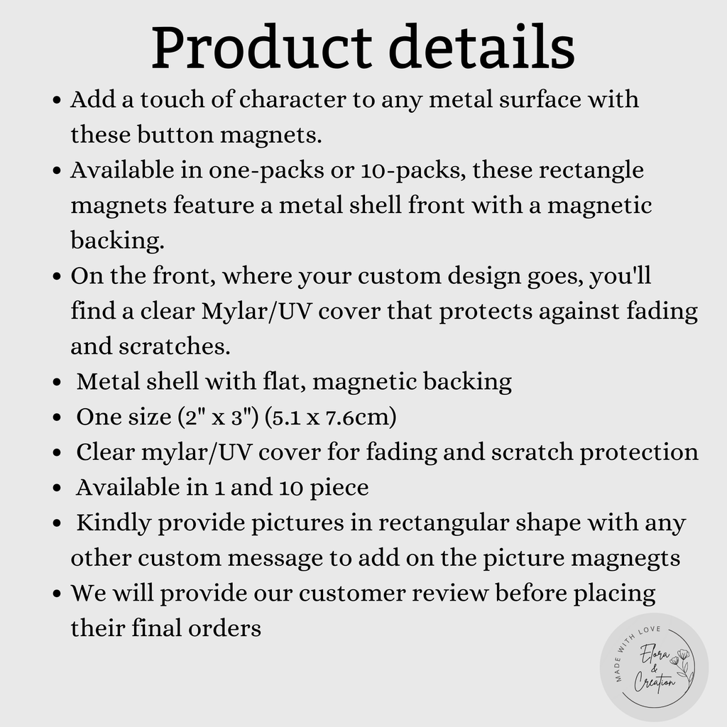 Custom Picture Magnet - Memory Magnet
