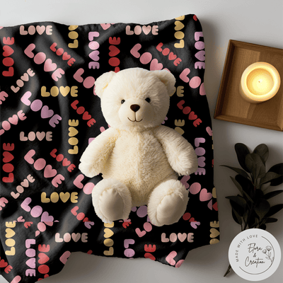 Valentine Name Blanket - Galantine Name Blanket