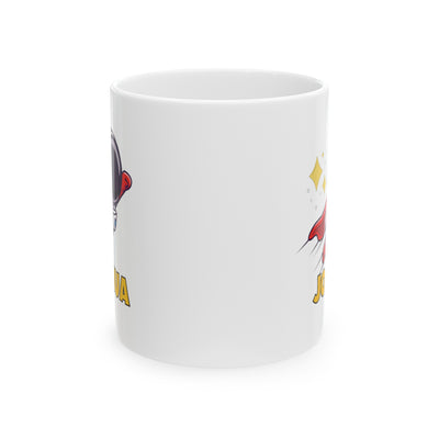 Little Astronaut Theme Mug for Kids - Fly to the Moon