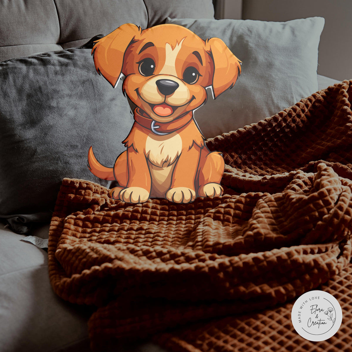 Custom Dog Shaped Pillow - Custom Dog Picture Pillow