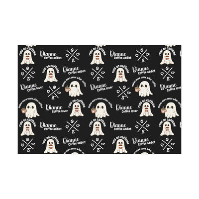 Custom Name Gift Wrap for Coffee Lover
