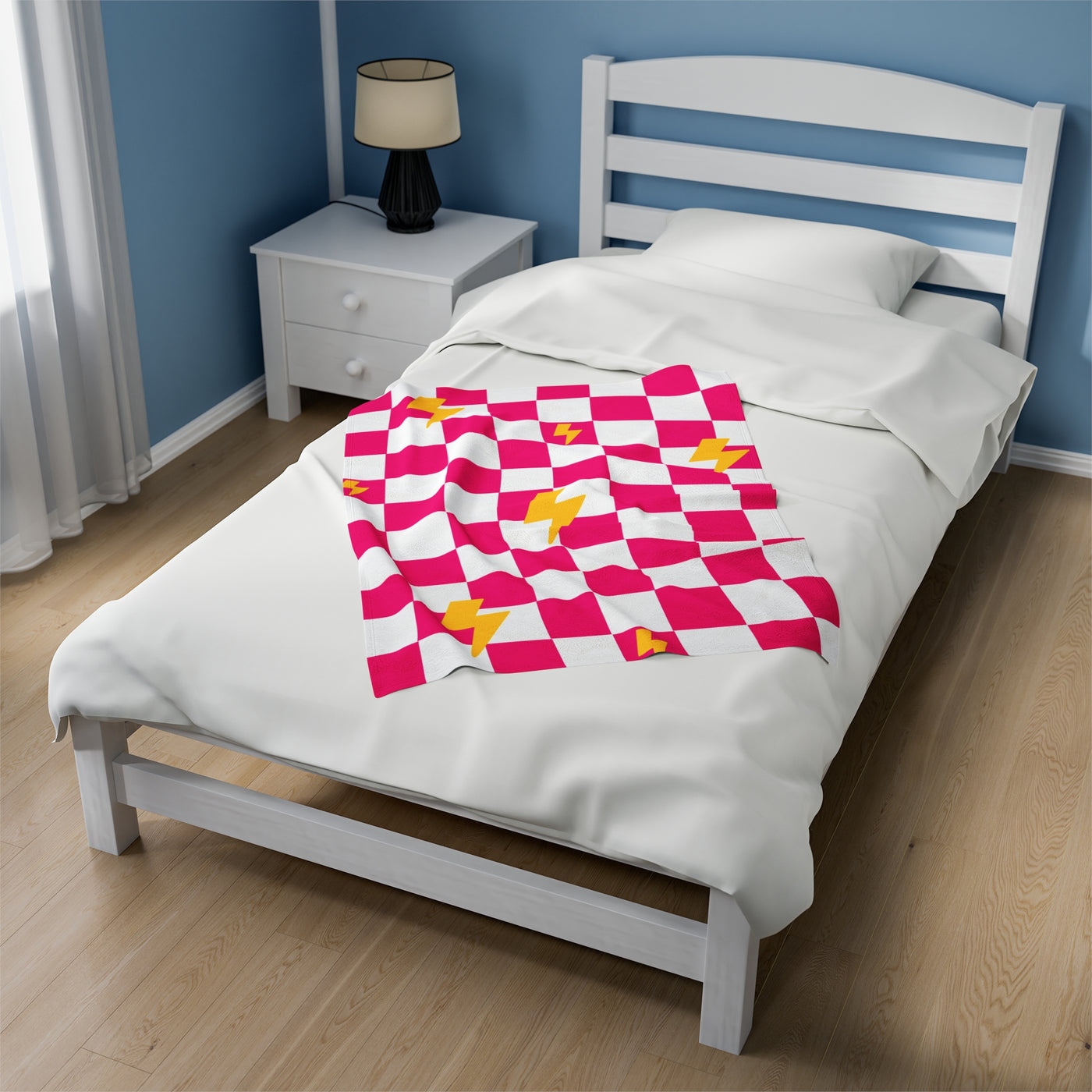 Pink Checker Blanket - Girl Power Blanket