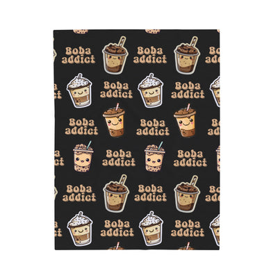 Boba Tea Lover Prints Blanket for Boba Addicts