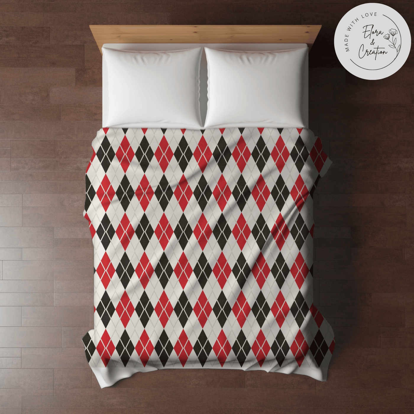 Triangle Checkered Blanket - Plaid Blanket