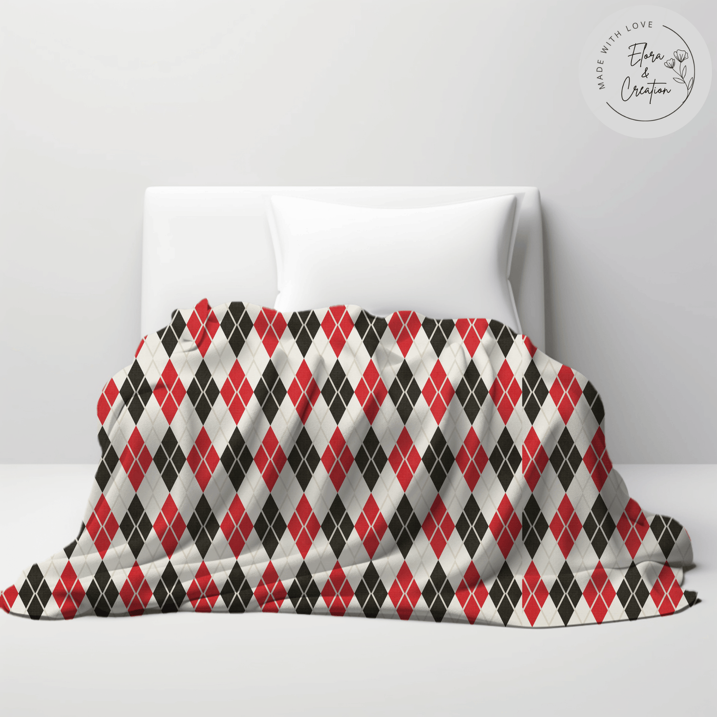 Triangle Checkered Blanket - Plaid Blanket