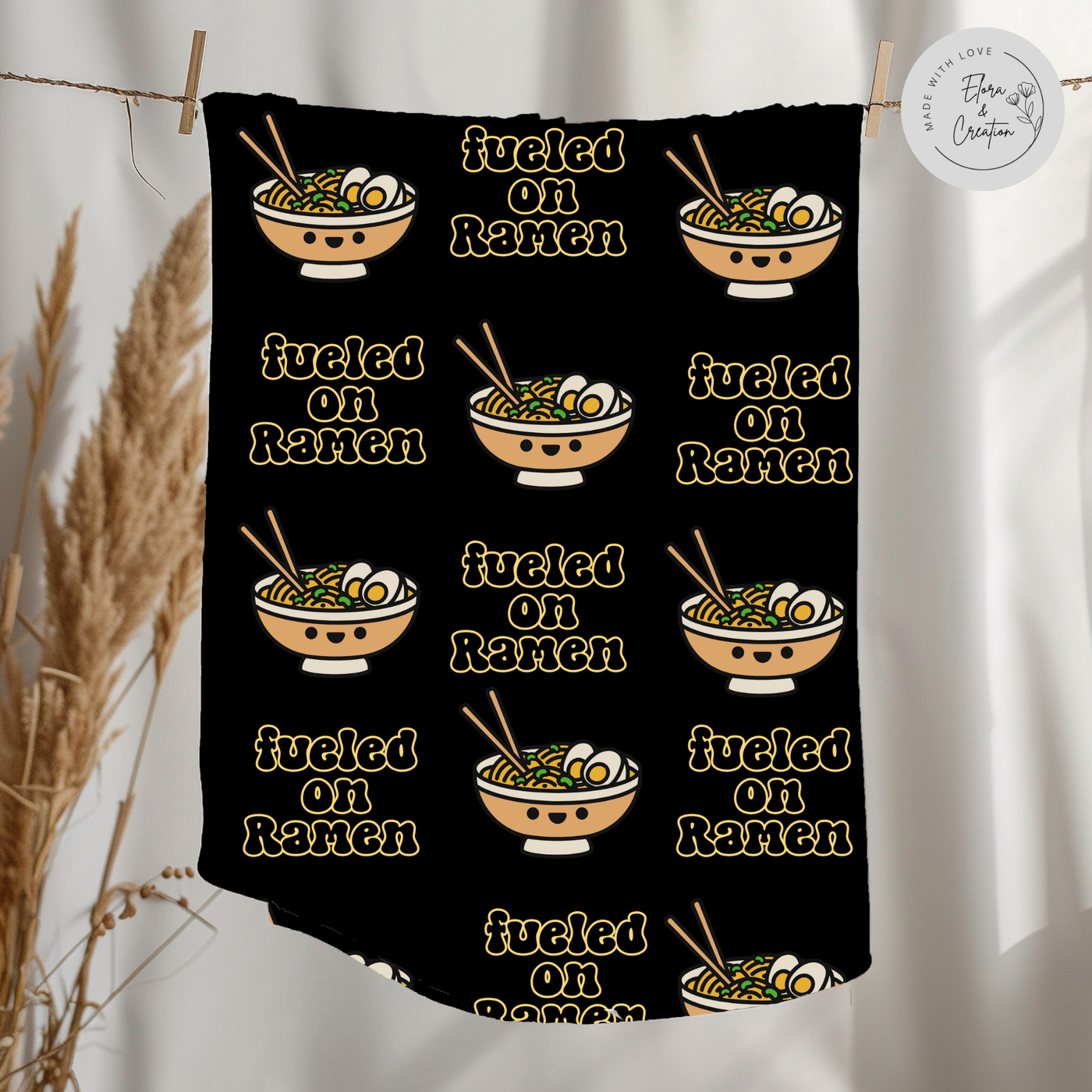 Ramen Blanket for Noodle Addict