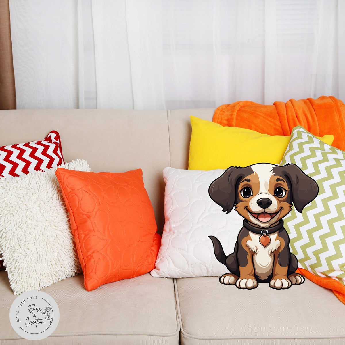 Custom Dog Shaped Pillow - Custom Dog Picture Pillow