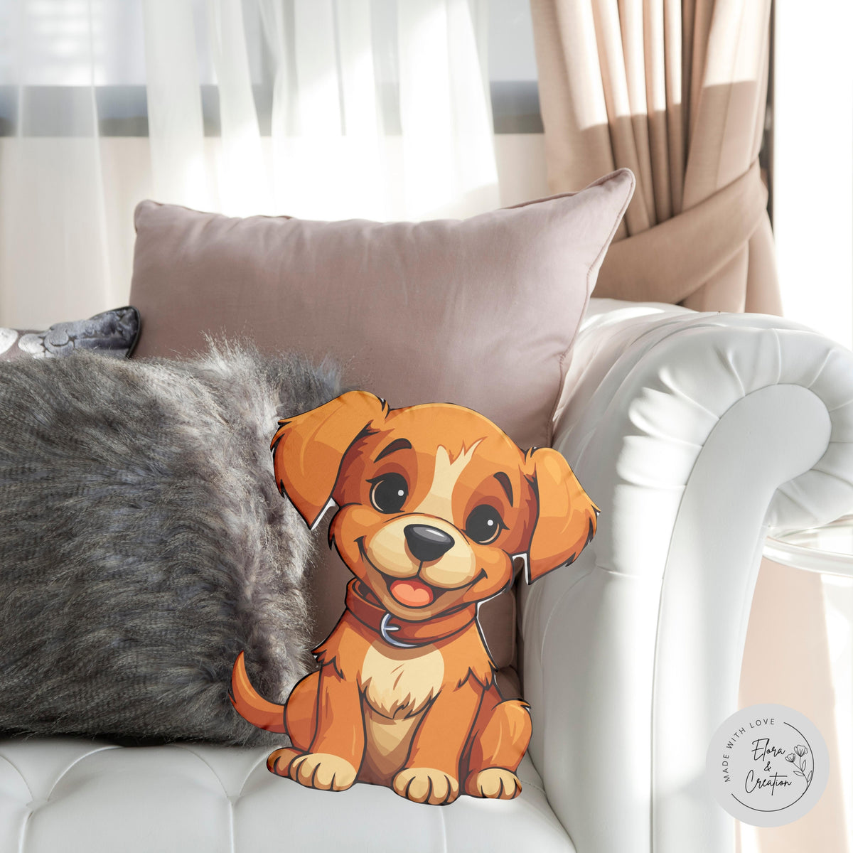 Custom Dog Shaped Pillow - Custom Dog Picture Pillow