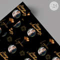 Custom Message Happy Anniversary Gift Wrap Paper with Custom Picture