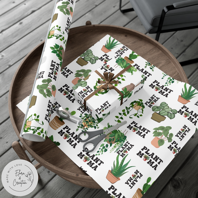 Plant Mama Customizable Wrapping Paper for Plant Lovers