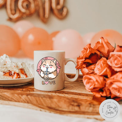 Cute Valentine Cat Lover Mug