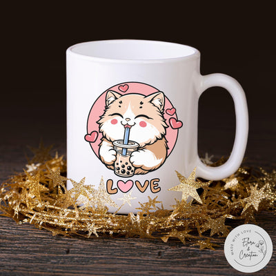 Cute Valentine Cat Lover Mug