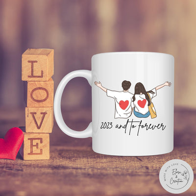 Valentine Couple Mug - Couple Forever Mug