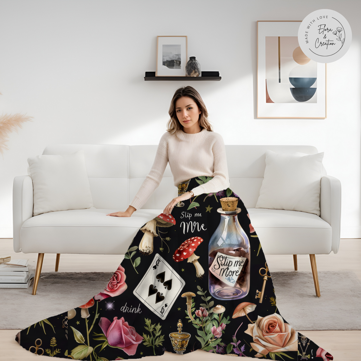 Witch Craft Theme Blanket - Magical Spell