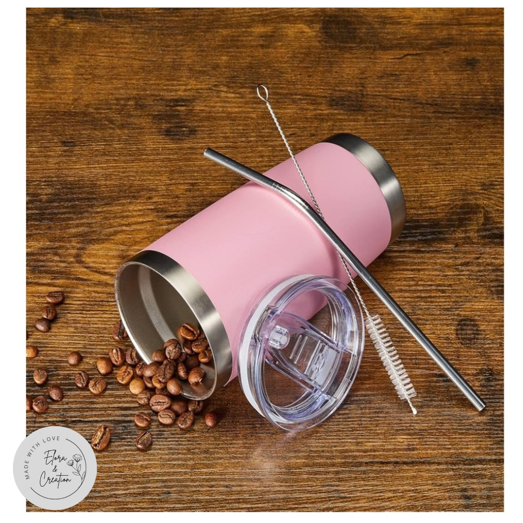 Personalized Laser Engraved 20oz. Stainless Steel Tumblers