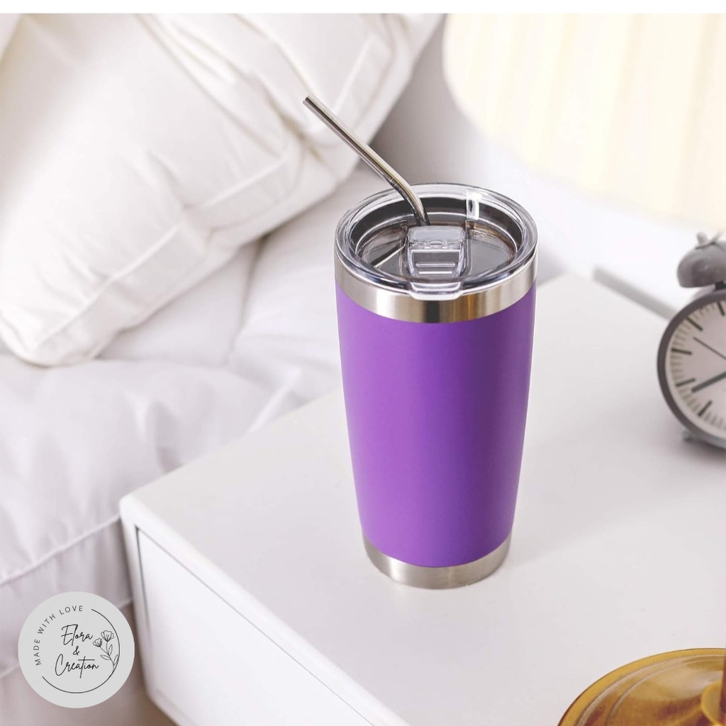 Personalized Laser Engraved 20oz. Stainless Steel Tumblers