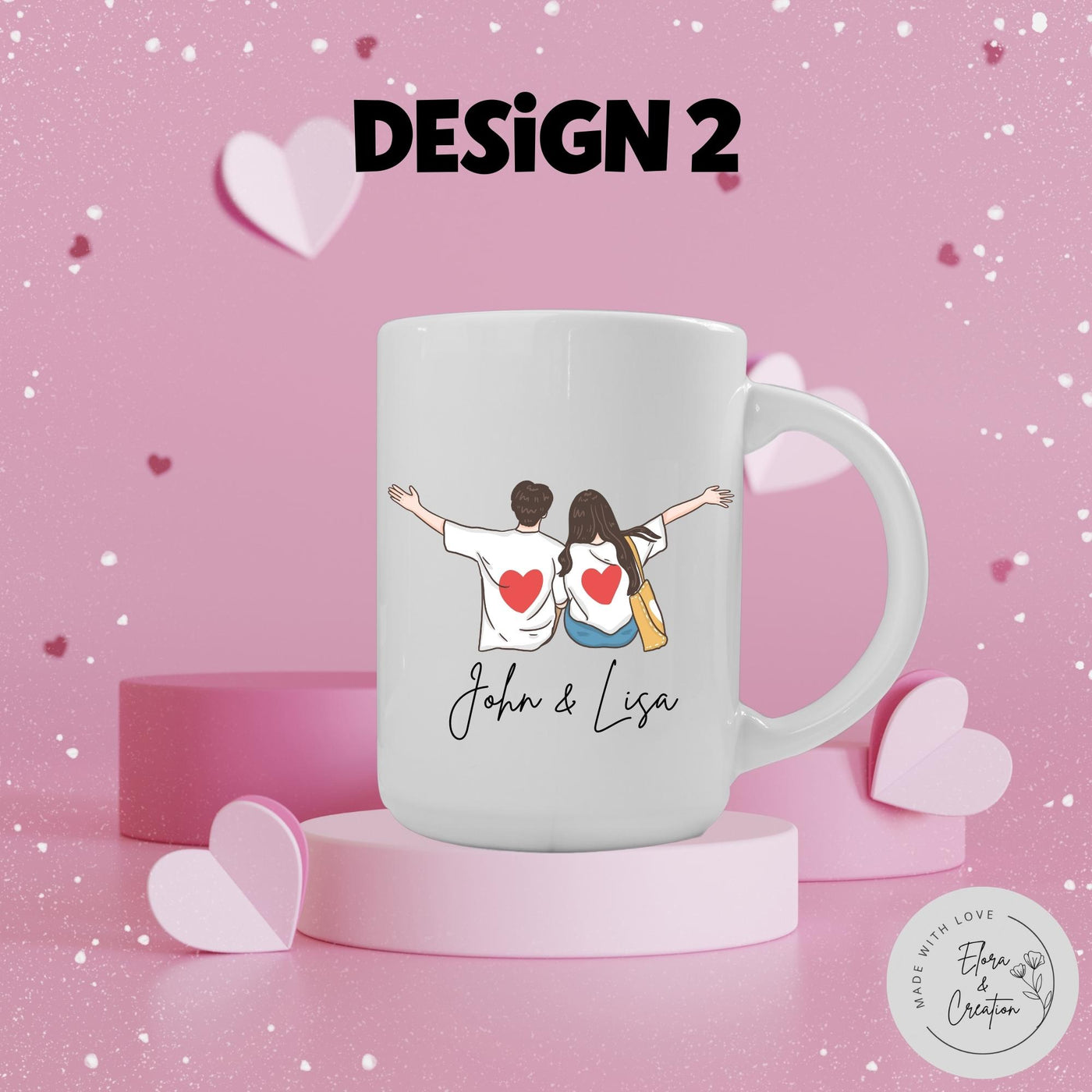 Valentine Couple Mug - Couple Forever Mug