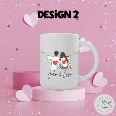 Valentine Couple Mug - Couple Forever Mug