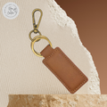 Custom Engravable Leather Keychain | Personalized Key Holder Gift
